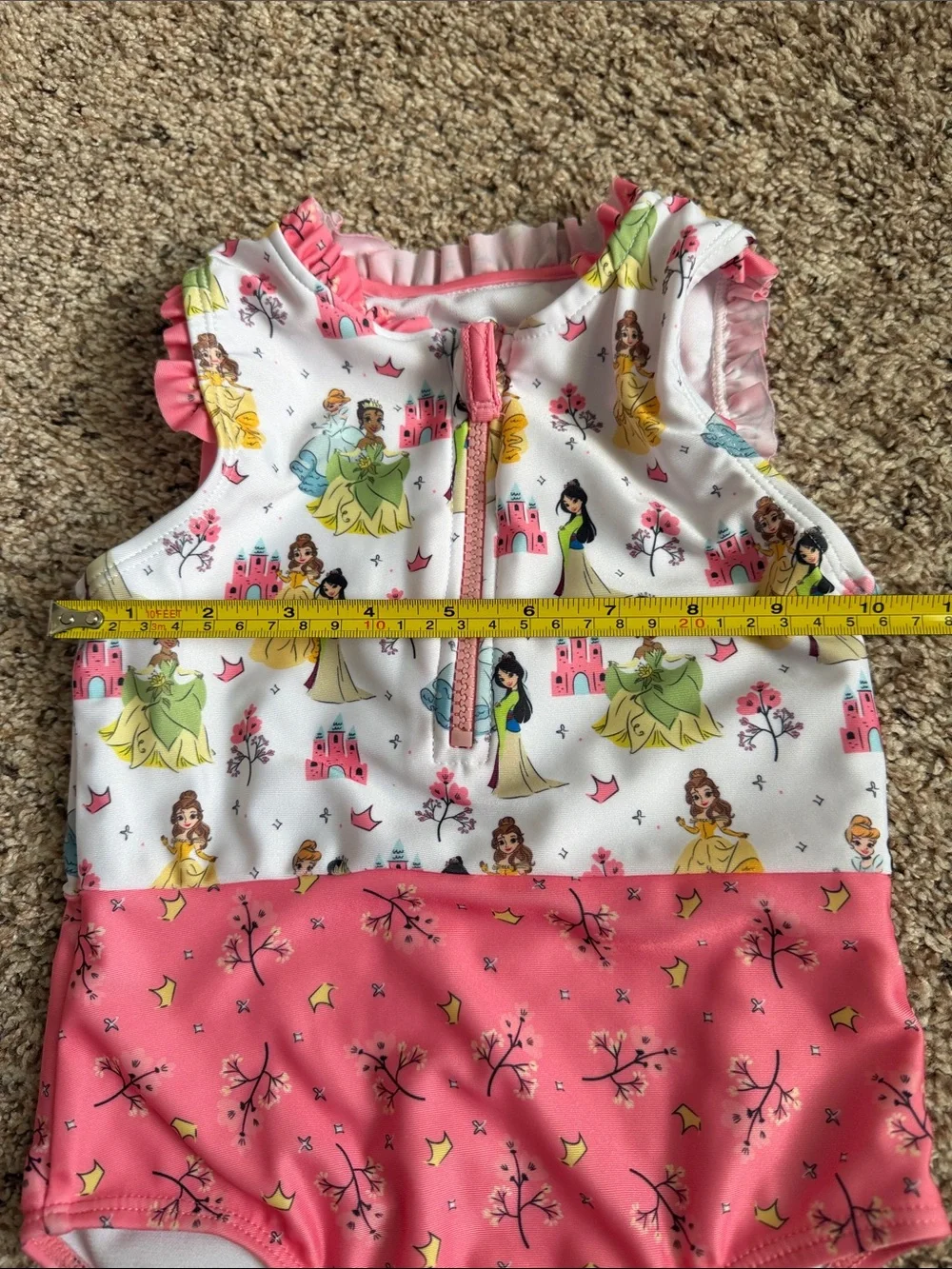 DISNEY PRINCESS TODDLER GIRL ONE PIECE SWIMSUIT